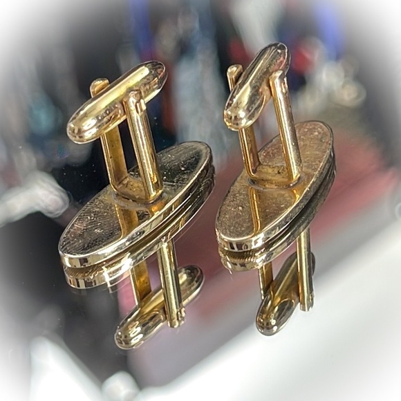 💕Beautiful Vintage Gold Tone Cufflinks💕 - Picture 5 of 5